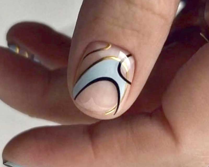 осенние дизайны ногтей